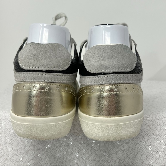 Vintage Havana gray suede with black and gold sneakers. - Picture 13 of 16